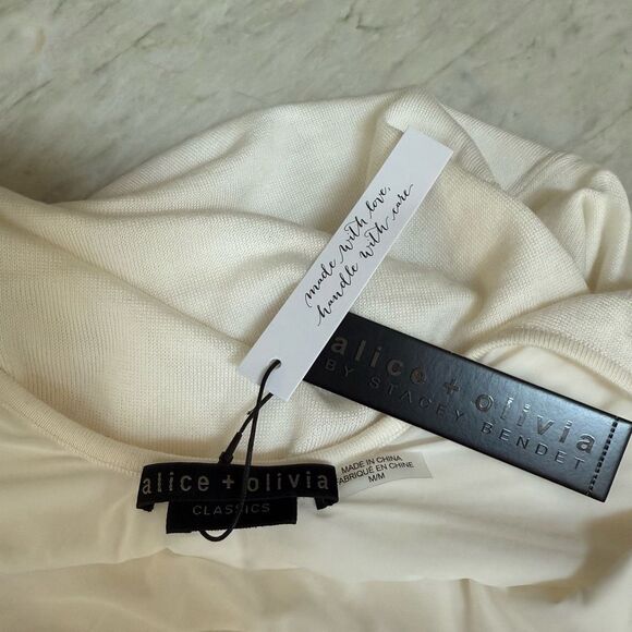 Alive + Olivia KALISA KNIT SLIP DRESS wool/silk/cashmere blend size M NWT - Picture 10 of 13